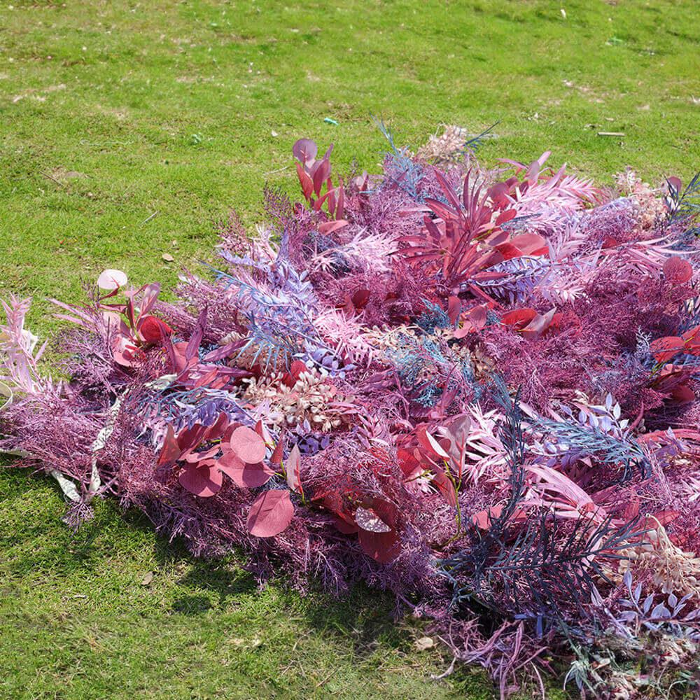 3D Artificial Purple Spruce Leaf Wedding Decoration | Uflower